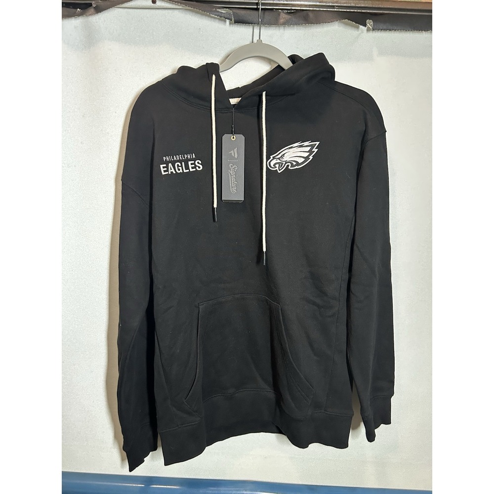 Men's Eagles Size Medium Fanatics Signature Hoodie Super Soft Black